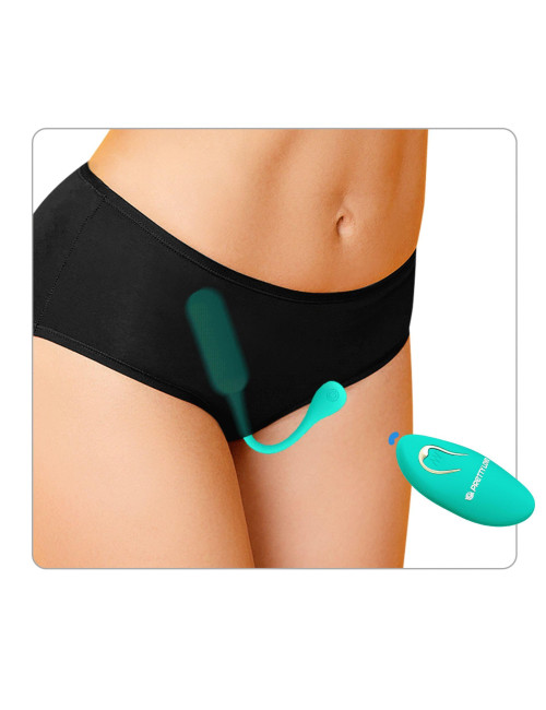 PRETTY LOVE - LECHIES  Dream chaser 5, Green, Wireless remote control 12 vibration functions Memory function