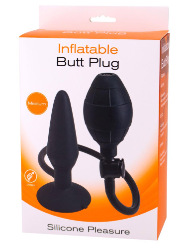 Inflatable Butt Plug M Black