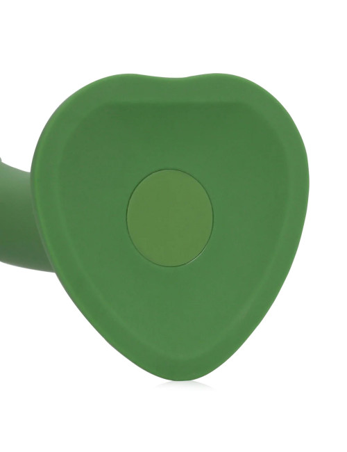 Non-Phallic Vibrating Dildo - Small - Forest Green