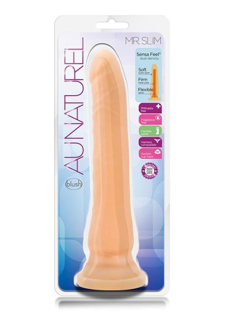 Realistyczne Dildo z Przyssawką Blush Au Naturel Mr. Slim Beige