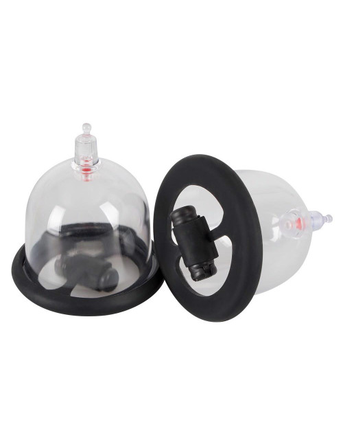 Bad Kitty Vibrating Nipple Cup - Zabawki BDSM, Pompki na sutki