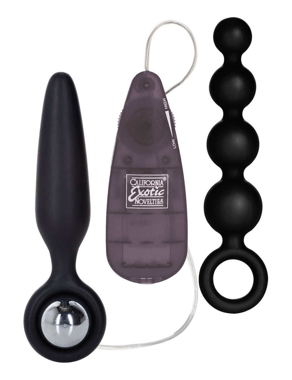 Calexotics Zestaw Wibracyjny Booty Call Czarny