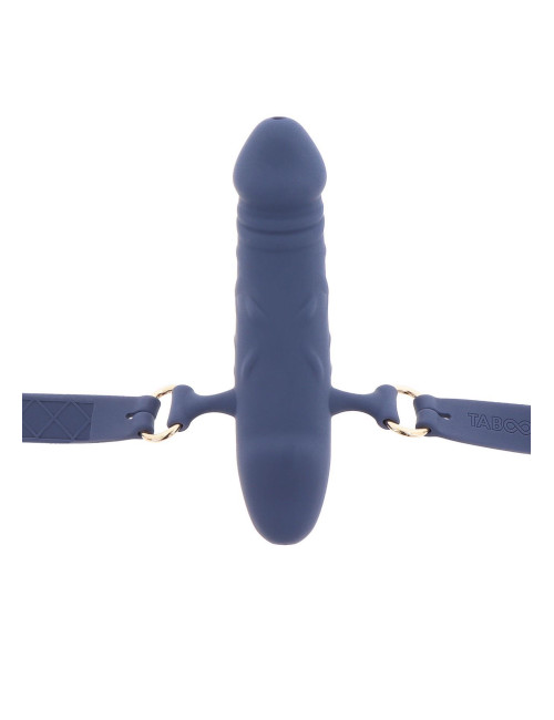 Silicone Breathable Penis Gag Blue
