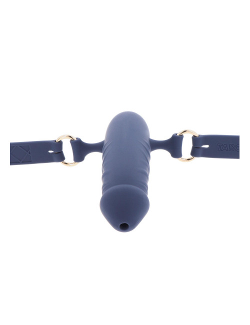 Silicone Breathable Penis Gag Blue