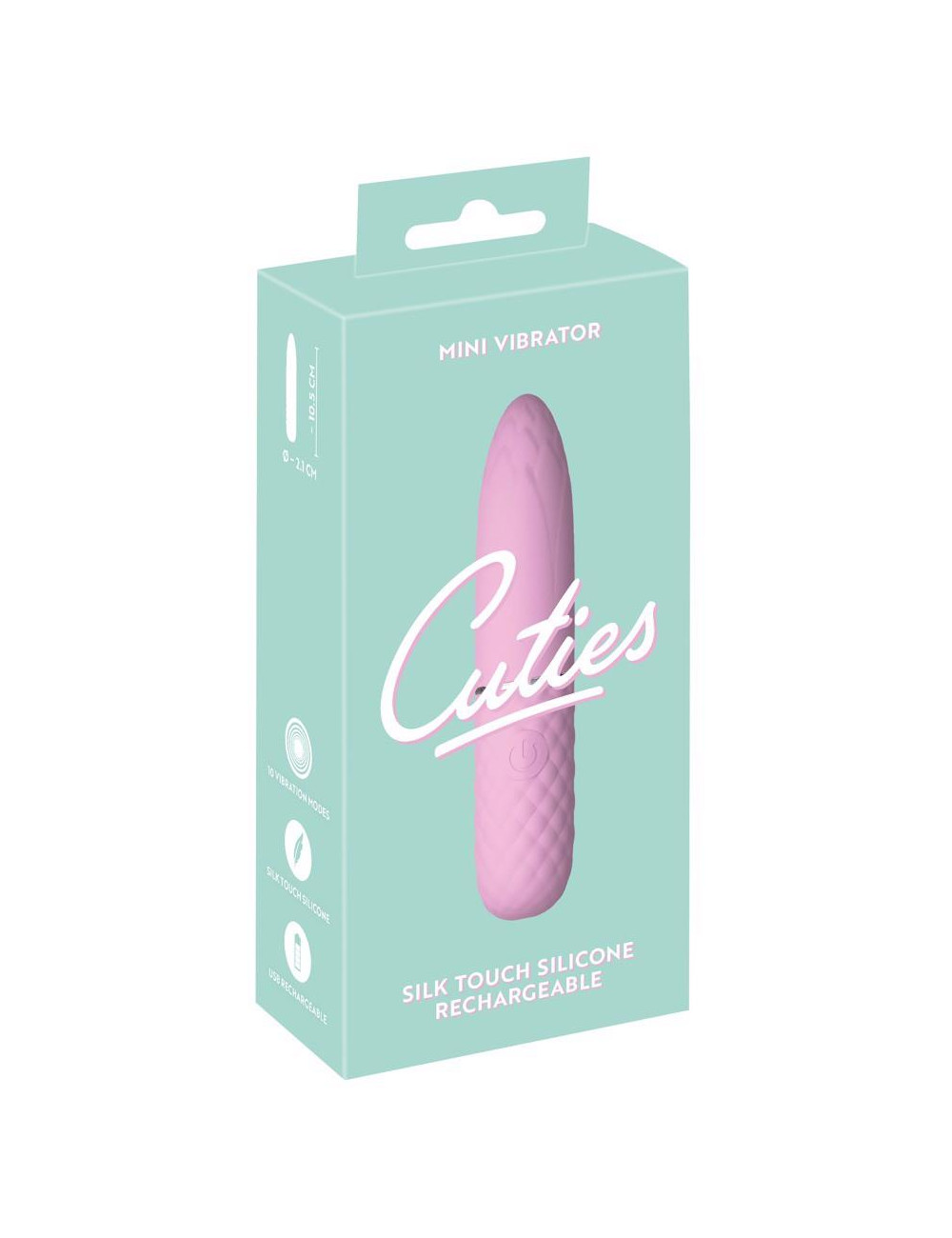 Cuties Mini Wibrator Rose 5.Ge - Zabawki Wibratory Mini