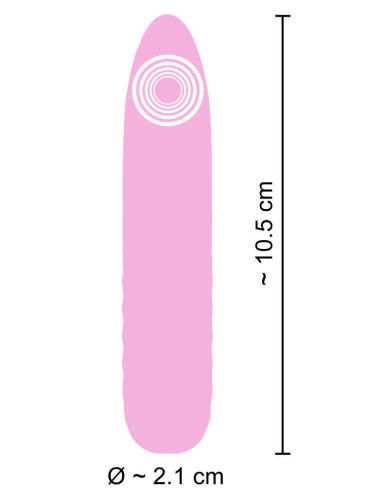 Cuties Mini Vibrator Rose 5.Ge