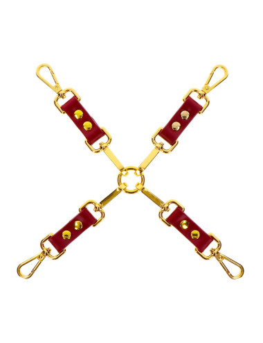 Hogtie Red Elite Kagańce BDSM PU Leather