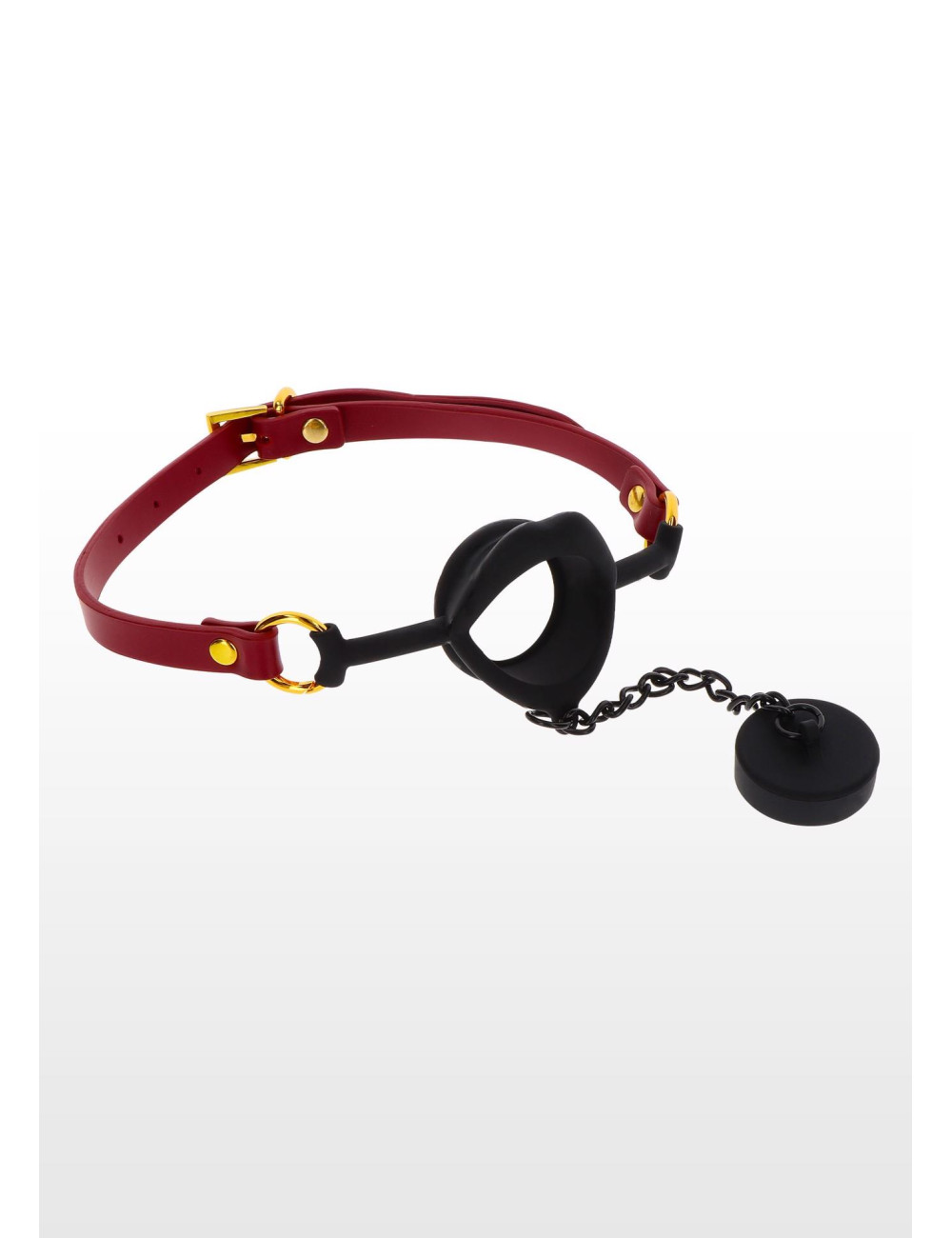 Kinky Gag with Plug Red