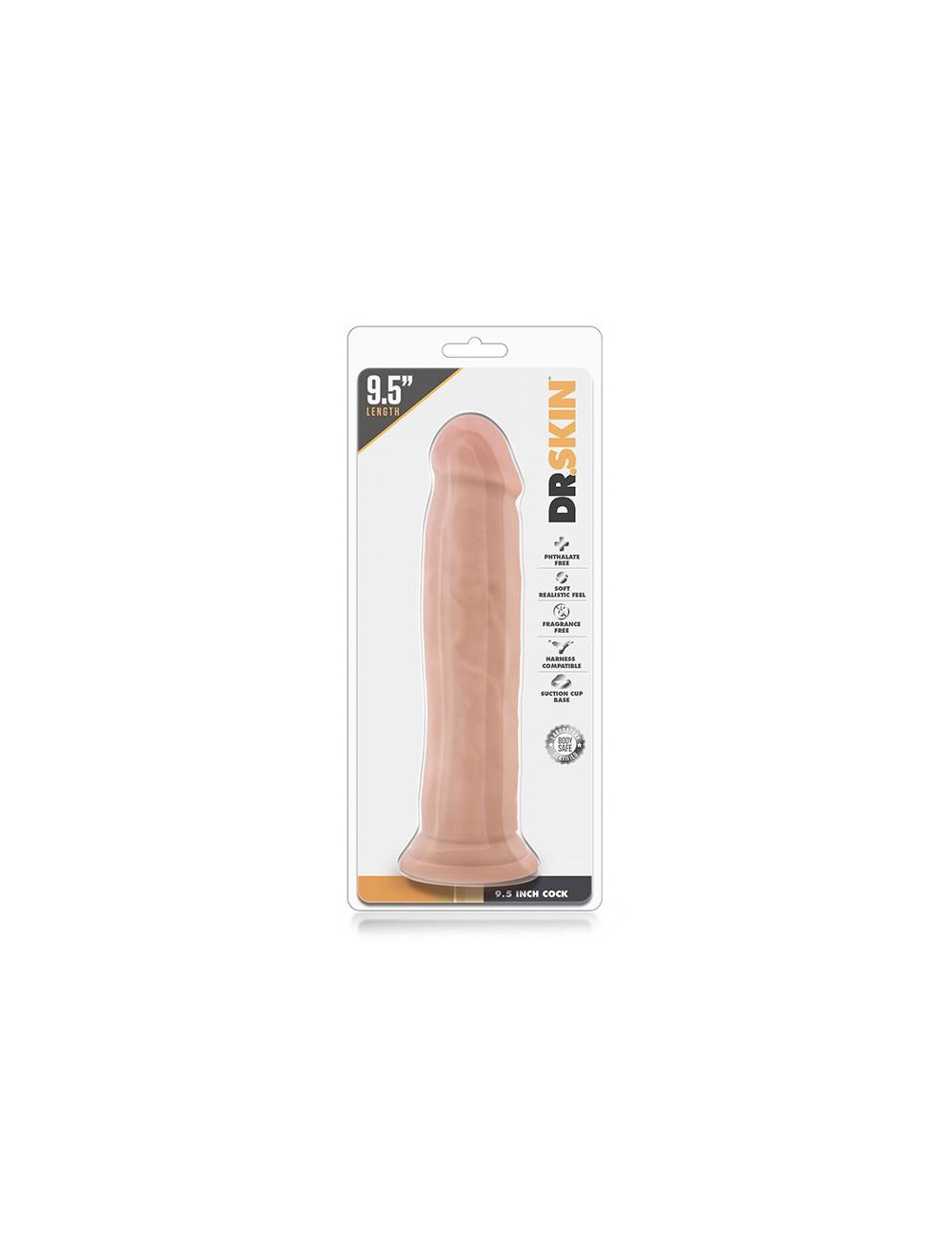 DR. SKIN 9.5 CALA Dildo Realistyczne Vanilla