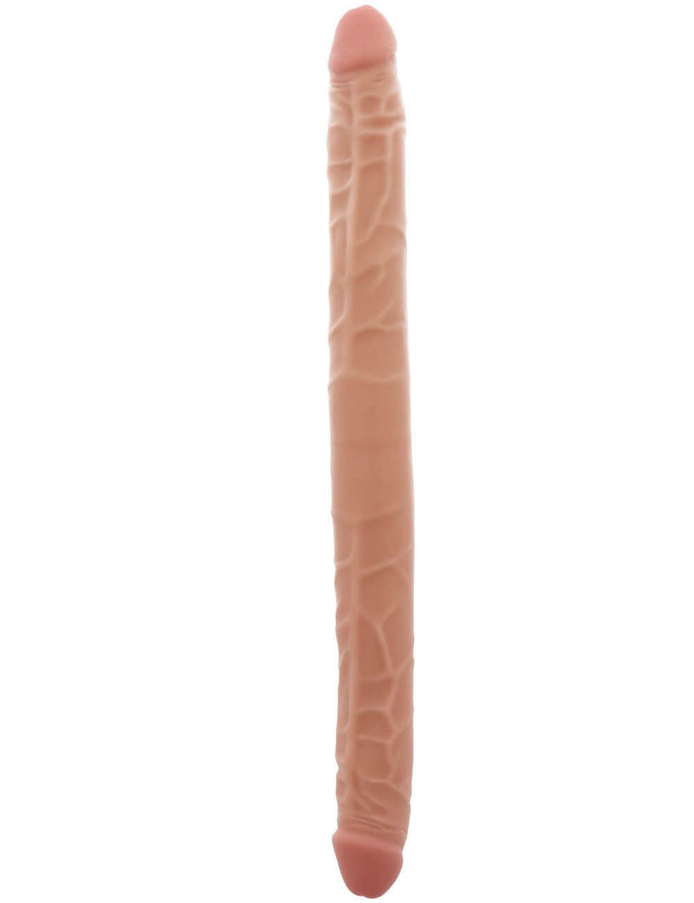 Double Dong 16 Inch Light Skin Tone - Dildo Podwójne, Zabawki Eroticzne SCALA