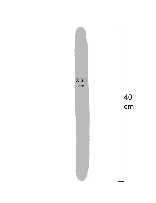 Double Dong 16 Inch Light Skin Tone - Dildo Podwójne, Zabawki Eroticzne SCALA
