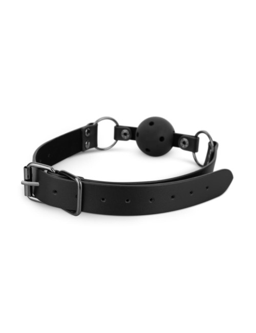 Zestaw 3 knebli z kulką Ball Gag - BDSM, Zabawki, Bezpieczne dla ciała, czarne