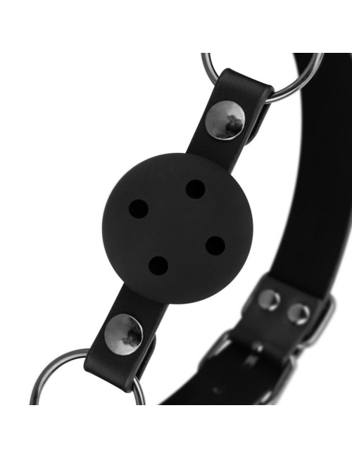 Zestaw 3 knebli z kulką Ball Gag - BDSM, Zabawki, Bezpieczne dla ciała, czarne