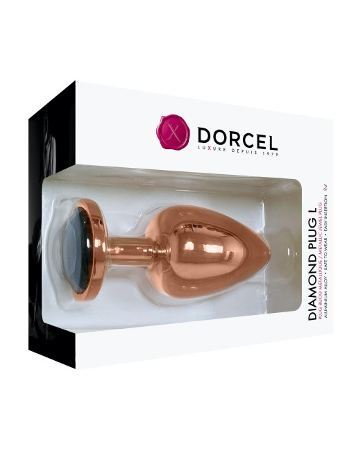 DIAMOND PLUG L – Korek analny z diamentem Marc Dorcel | Zabawki analne i biżuteria analna
