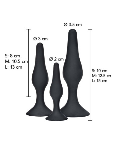 Curvy Companions Kit 3pcs Black