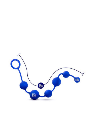 PERFORMANCE SILICONE ANAL BEADS INDIGO