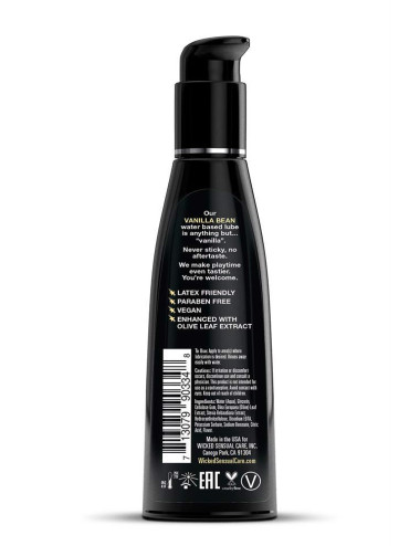 Wicked Sensual Care Aqua Vanilla Bean - Nawilżający lubrykant waniliowy 120 ml