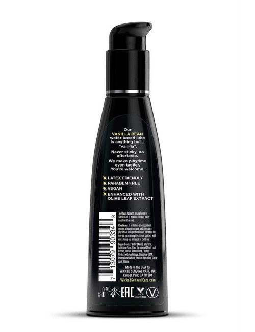 WICKED AQUA VANILLA BEAN FLAVORED 120ML