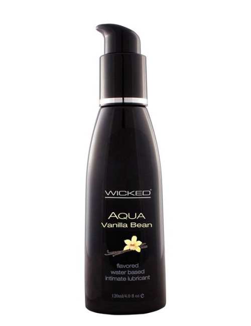 Wicked Sensual Care Aqua Vanilla Bean - Nawilżający lubrykant waniliowy 120 ml