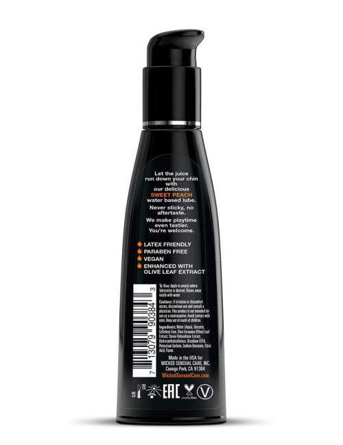 WICKED AQUA SWEET PEACH FLAVORED 120ML