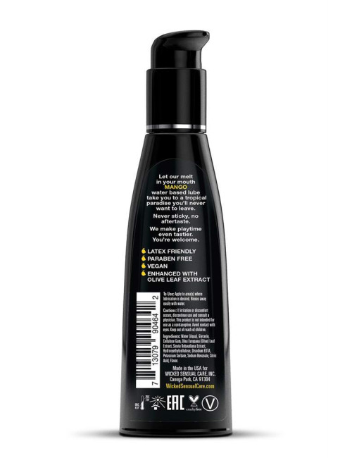 WICKED AQUA MANGO LUBE 120ML