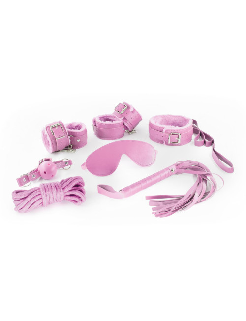 Crushious Dungeons & Maidens BDSM Kit – różowy zestaw