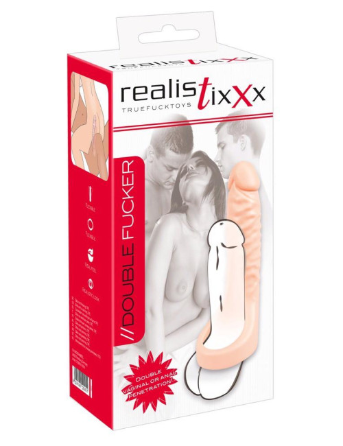 Realistixxx Podwójny Pierścień na Penisa i Dildo