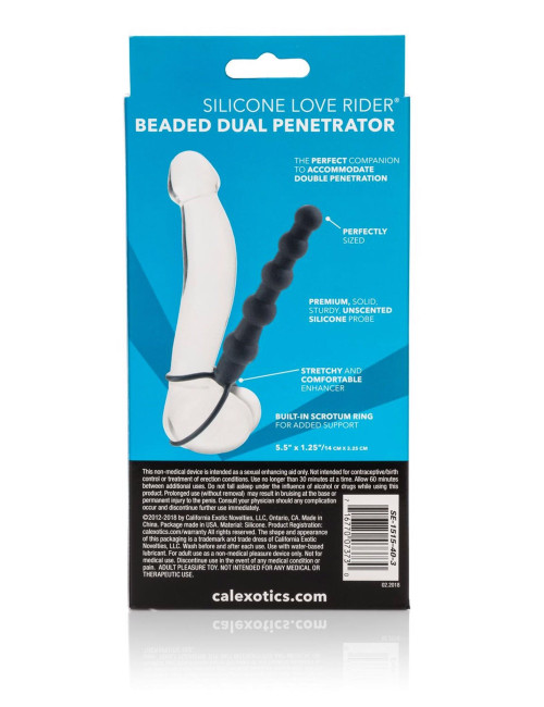 Beaded Dual Penetrator Black
