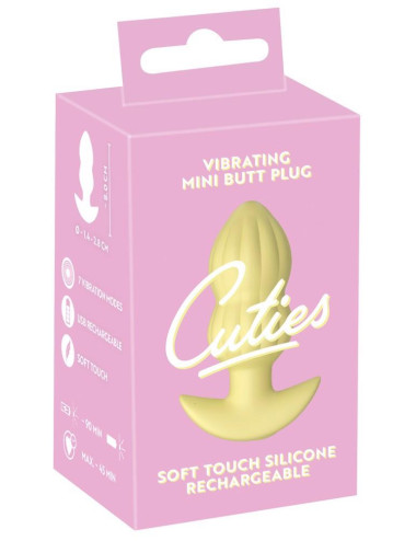 Cuties Vibrating Plug Yellow