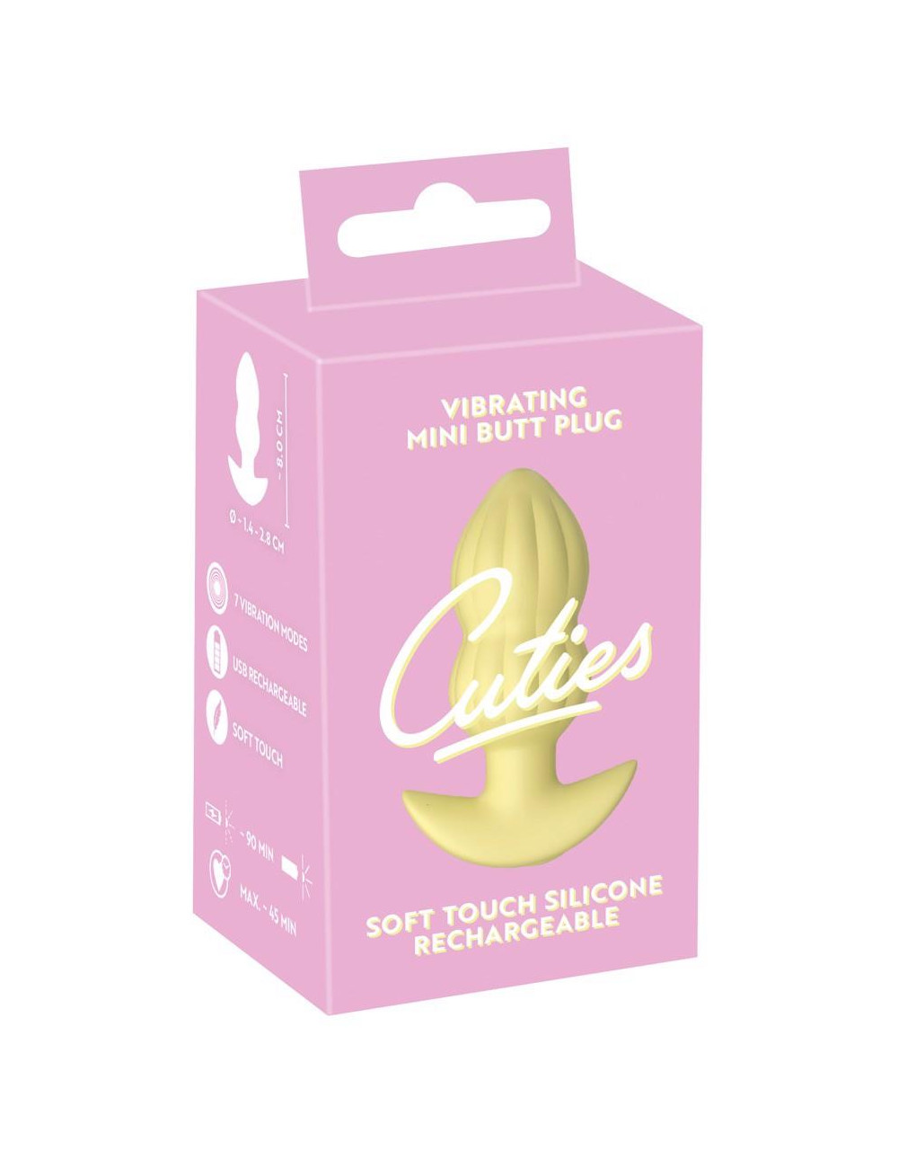 Cuties Vibrating Plug Yellow
