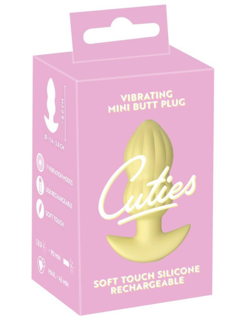Cuties Vibrating Plug Yellow
