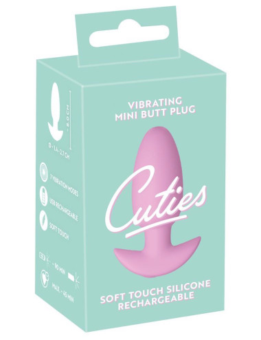 Cuties Vibrating Plug Rose