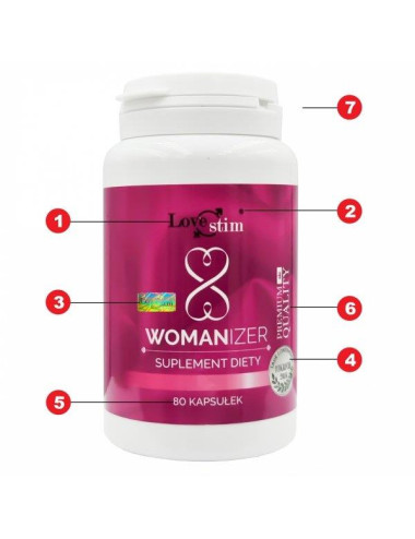 Supl.diety-LSTIM suplement WOMANIZER 80kaps