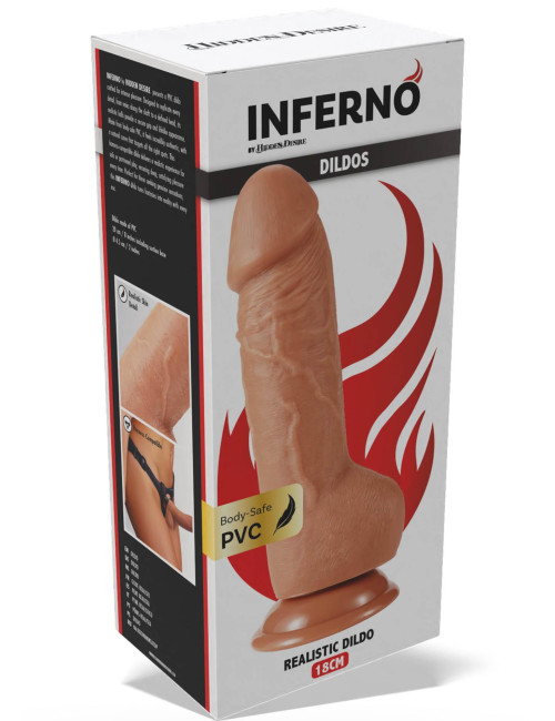 Realistic Dildo PVC 18 cm