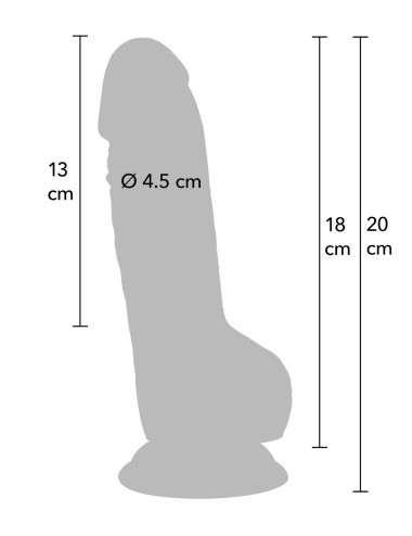 Realistic Dildo PVC 18 cm