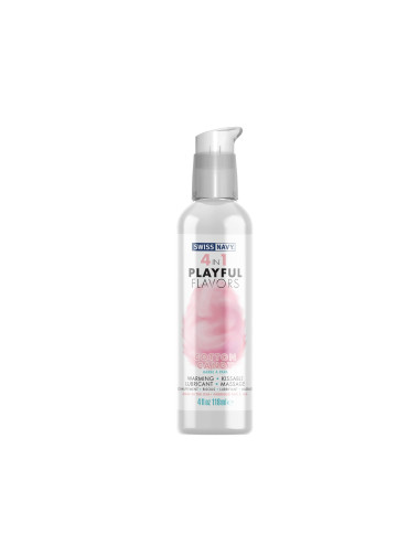 4 in 1 Lubricant with Cotton Candy Flavor - 4 fl oz / 118 ml