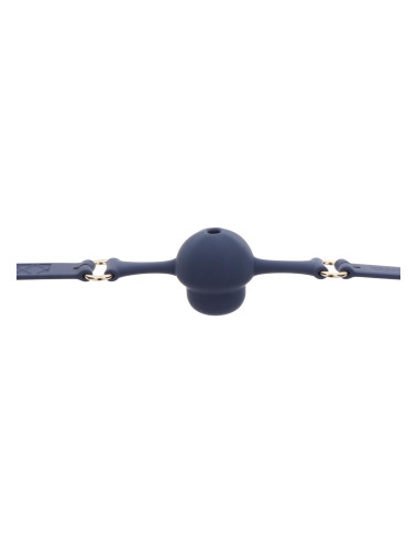 Silicone Mouth Gag Blue