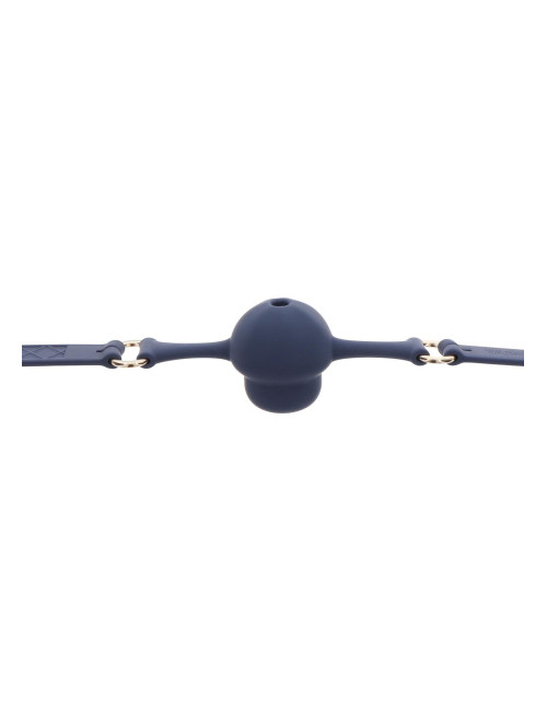 Knebel Silikonowy Mouth Gag Blue - Zabawki BDSM, Kneble