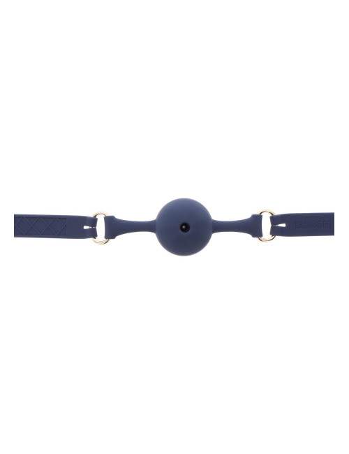 Knebel Silikonowy Mouth Gag Blue - Zabawki BDSM, Kneble