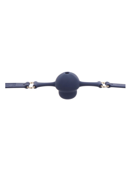 Knebel Silikonowy Mouth Gag Blue - Zabawki BDSM, Kneble