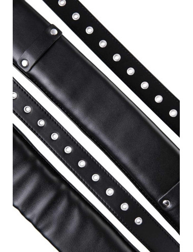 Anonymo fixing sling, PU leather, black, 145 cm