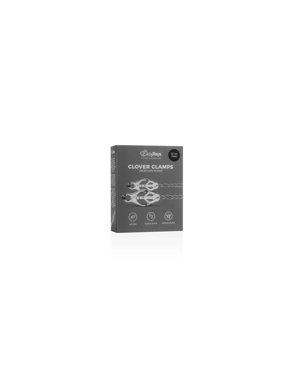 EasyToys Clover Stymulator Sutków z Łańcuchem BDSM