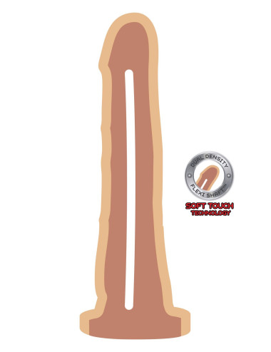 Dual Density Dong 7.5 inch Light skin tone
