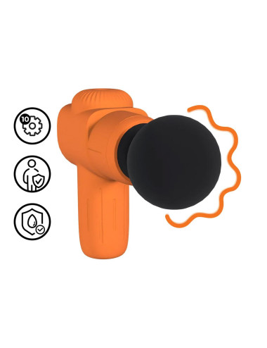 Mini Rechargable Microboost Massager - Orange
