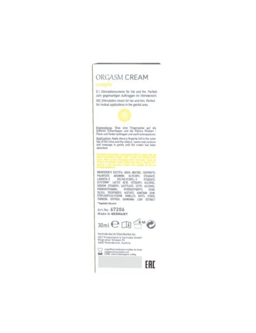 Zel/sprej-Shiatsu Orgasm Cream Couple 30ml.