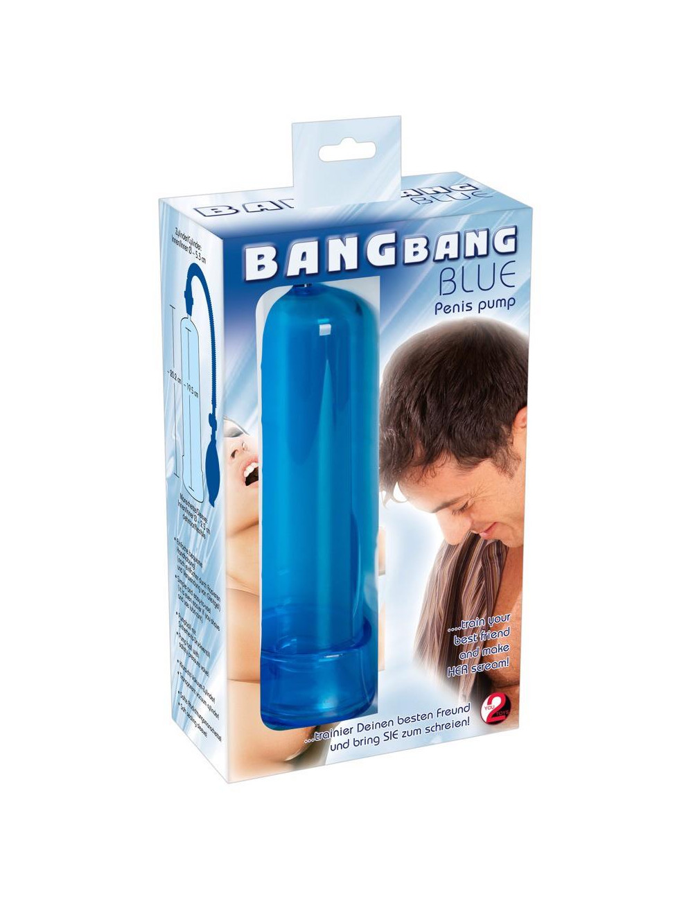 Bang Bang Blue Penis Pump blue