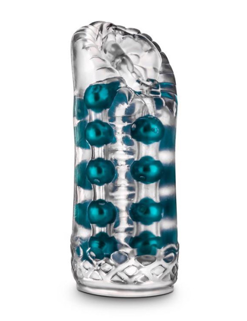 Blush M FOR MEN Superstroker Clear - realistyczny masturbator TPE