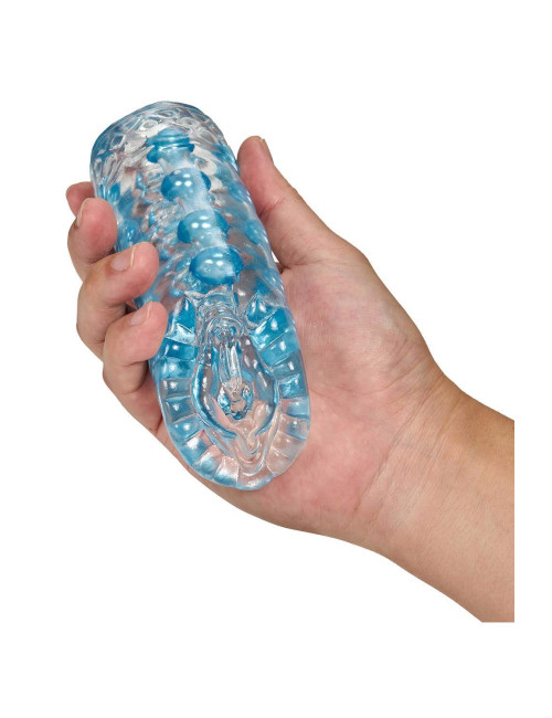 Blush M FOR MEN Superstroker Clear - realistyczny masturbator TPE