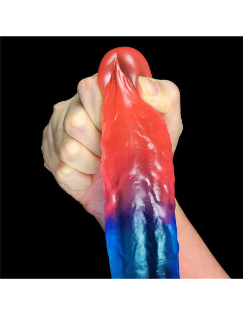 Lovetoy Dazzle Studs Żelowe Dildo 8'' z Przyssawką