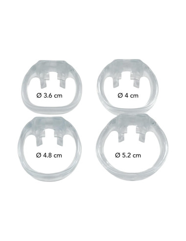 Clear Control Cock Cage Regular